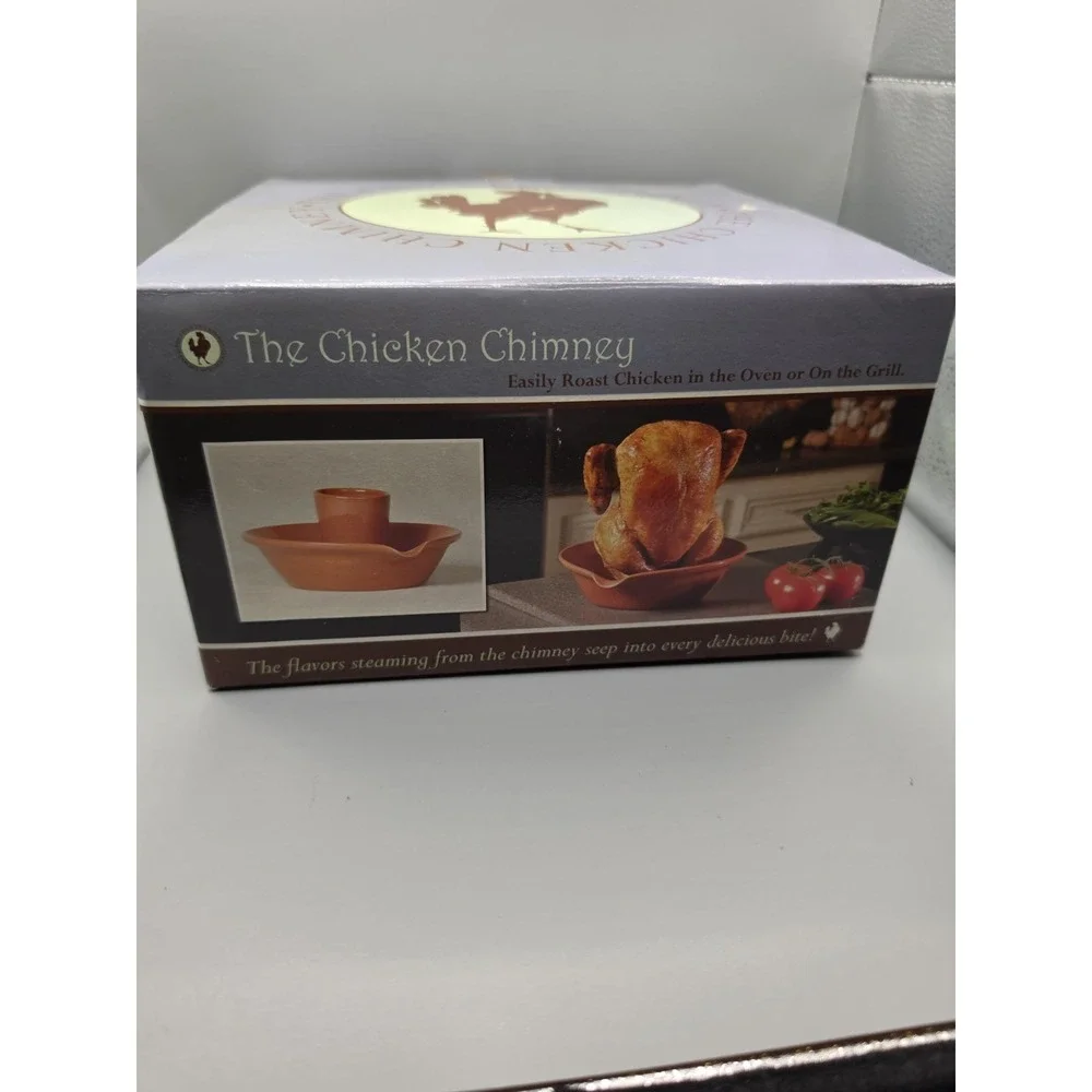The Chicken Chimney Simonton Ceramic Chicken Roaster Oven Grill Thailand w/ Box